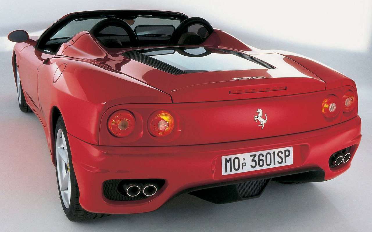 Ferrari 360 Modena e Spider: immagini ufficiali