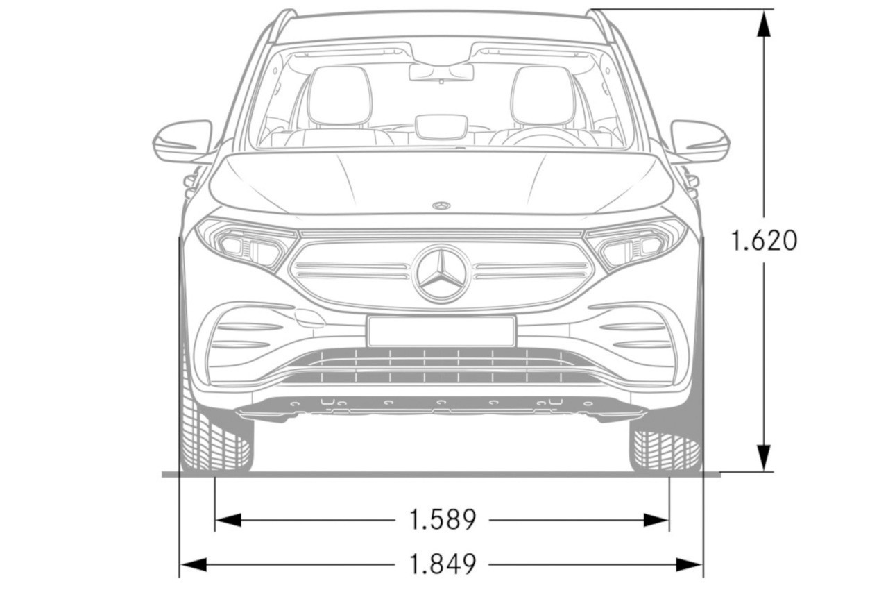 Mercedes EQA 2021: immagini ufficiali