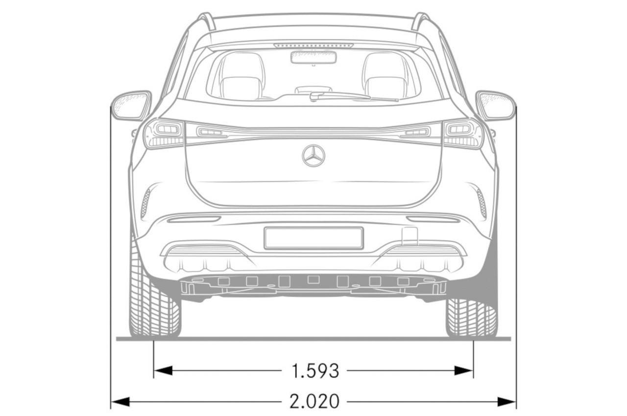 Mercedes EQA 2021: immagini ufficiali