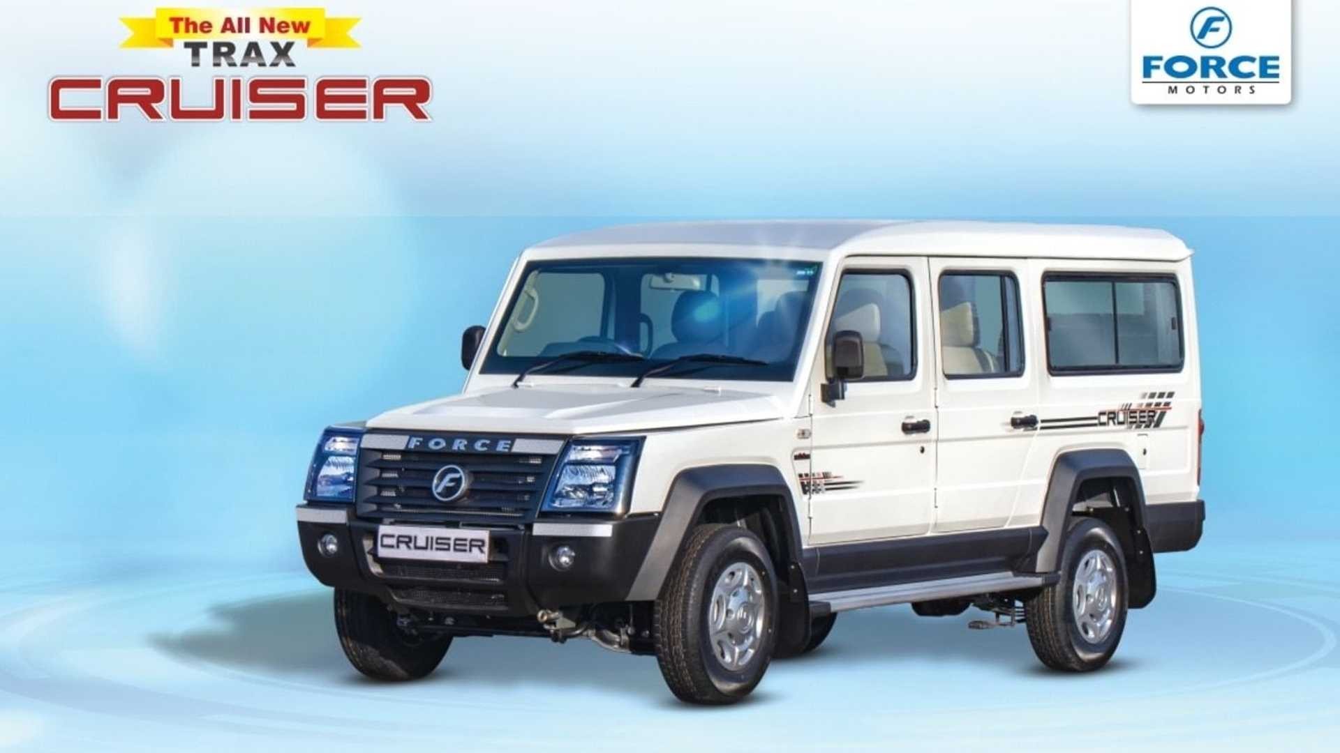 Force Motors Trax Cruiser: immagini ufficiali