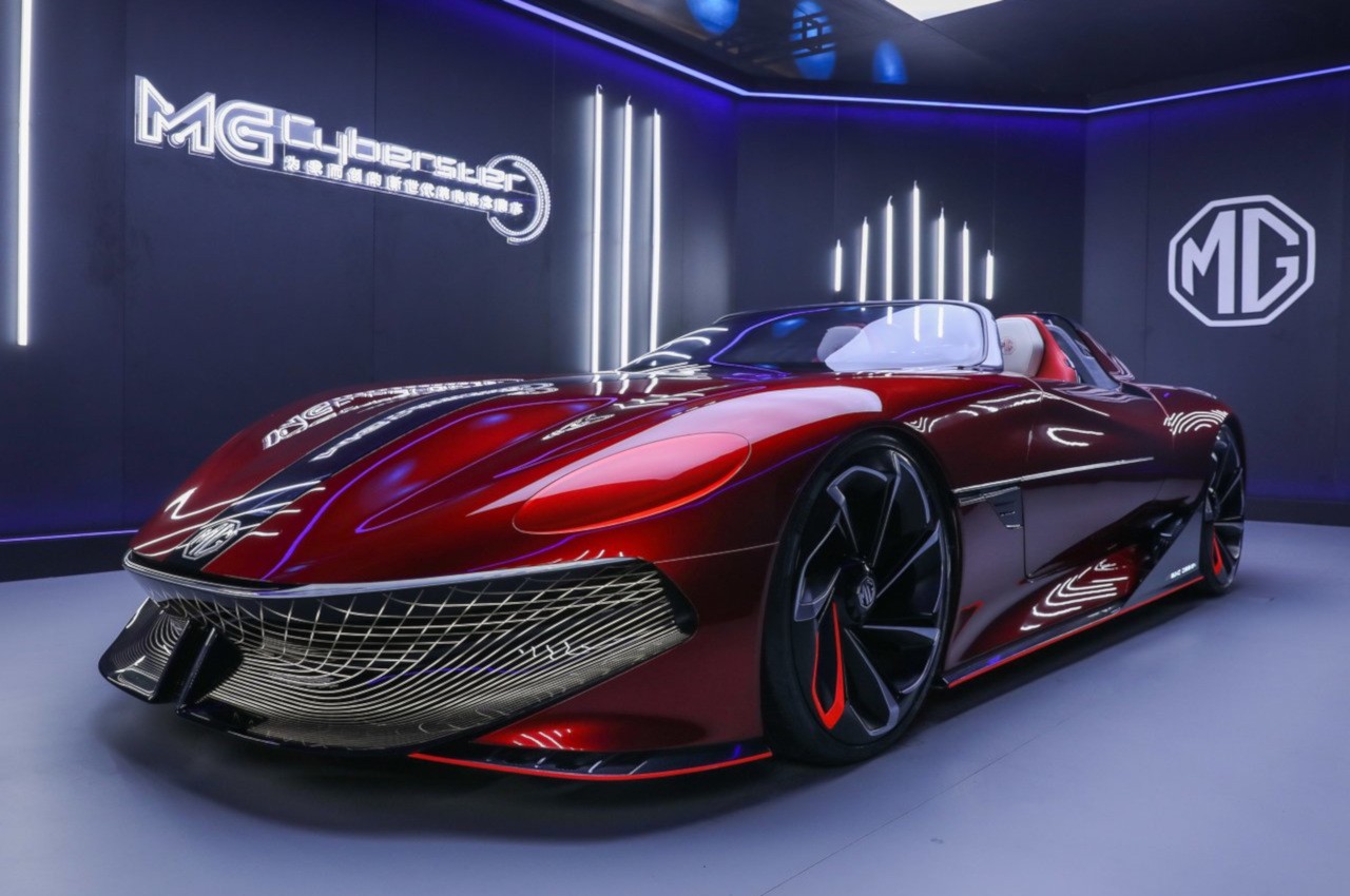 MG Cyberster Concept 2021: immagini ufficiali