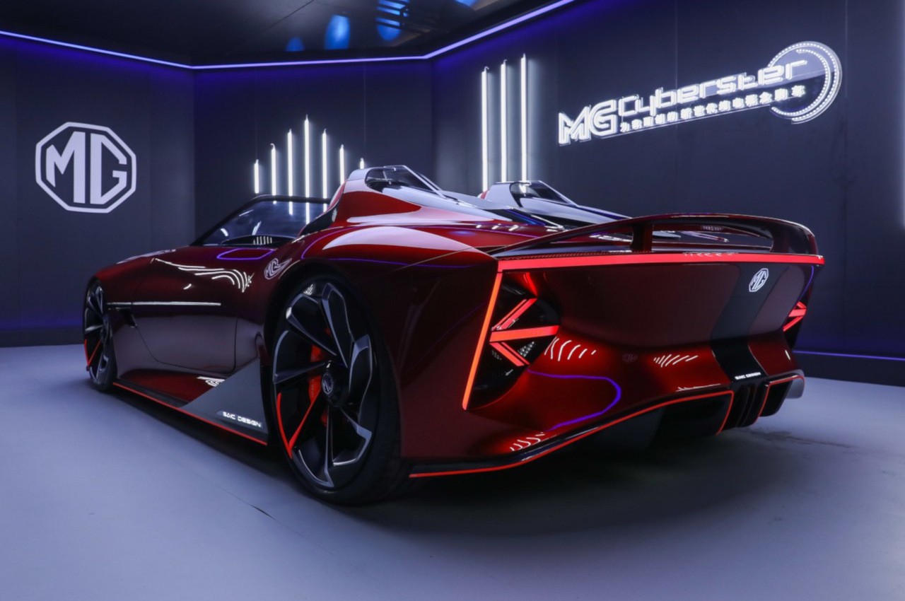 MG Cyberster Concept 2021: immagini ufficiali