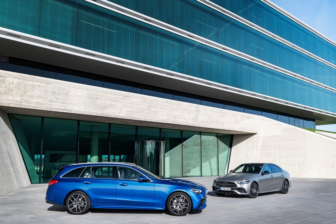 Mercedes Classe C berlina e Station Wagon 2021: immagini ufficiali