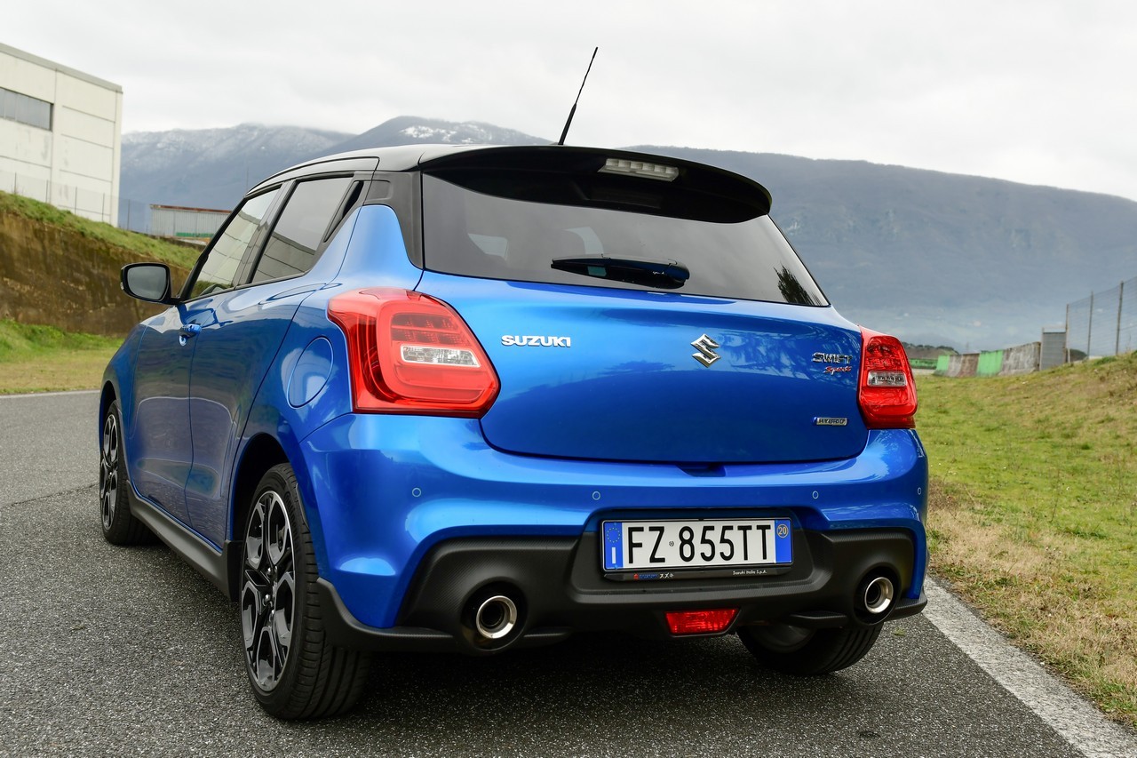 Suzuki Swift Sport Hybrid: la prova su strada