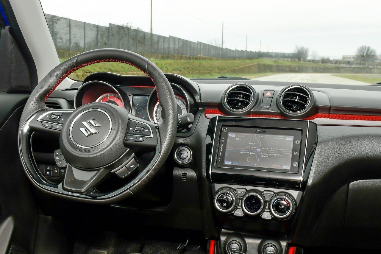 Suzuki Swift Sport Hybrid: la prova su strada