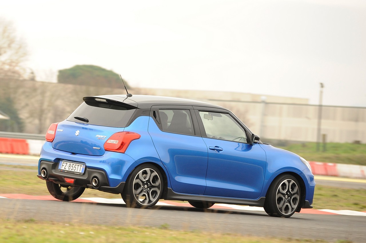 Suzuki Swift Sport Hybrid: la prova su strada