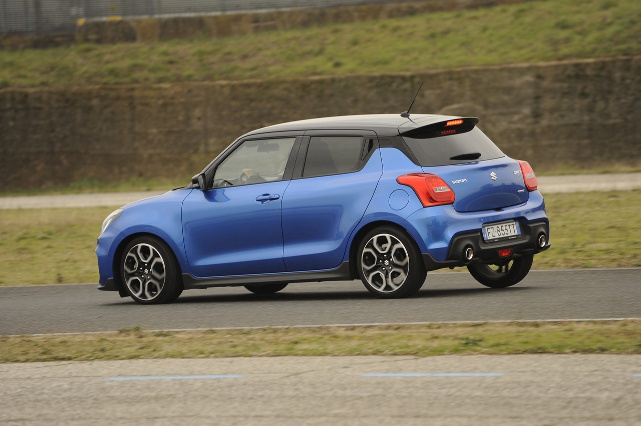 Suzuki Swift Sport Hybrid: la prova su strada