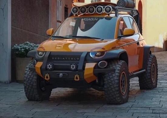 Fiat 500 Scoiattolo off-road: le immagini rendering