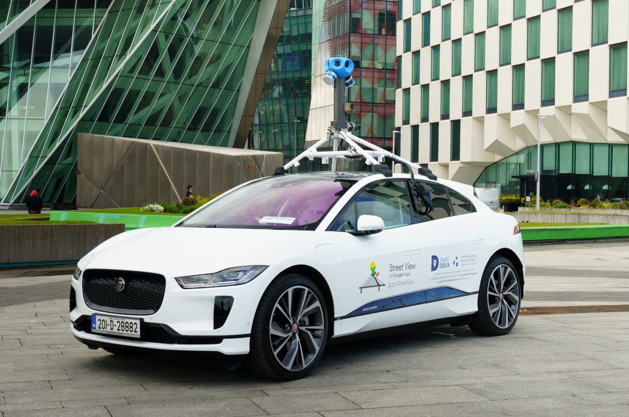 Jaguar I-Pace Google Street View 2021