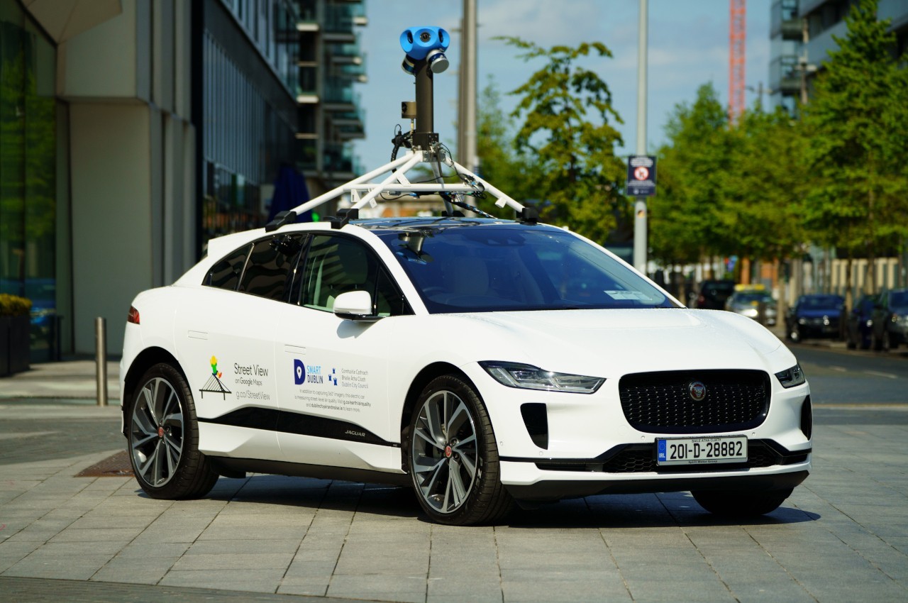 Jaguar I-Pace Google Street View 2021