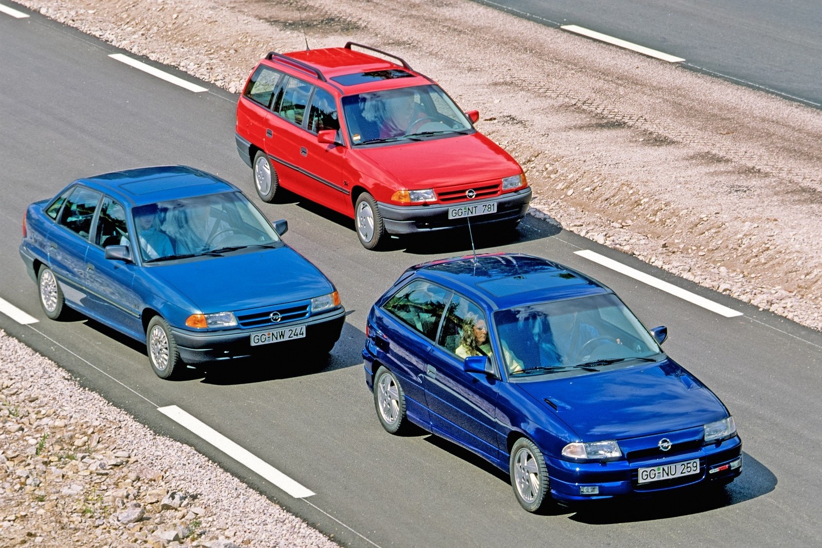 Opel Astra F: 30 anni di storia nelle immagini