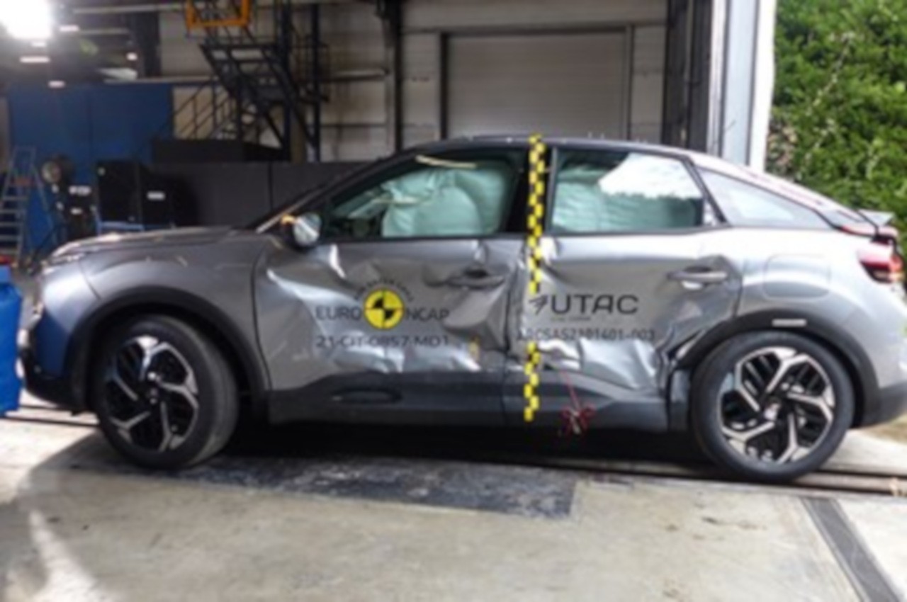 Citroen C4, crash test EuroNcap 2021