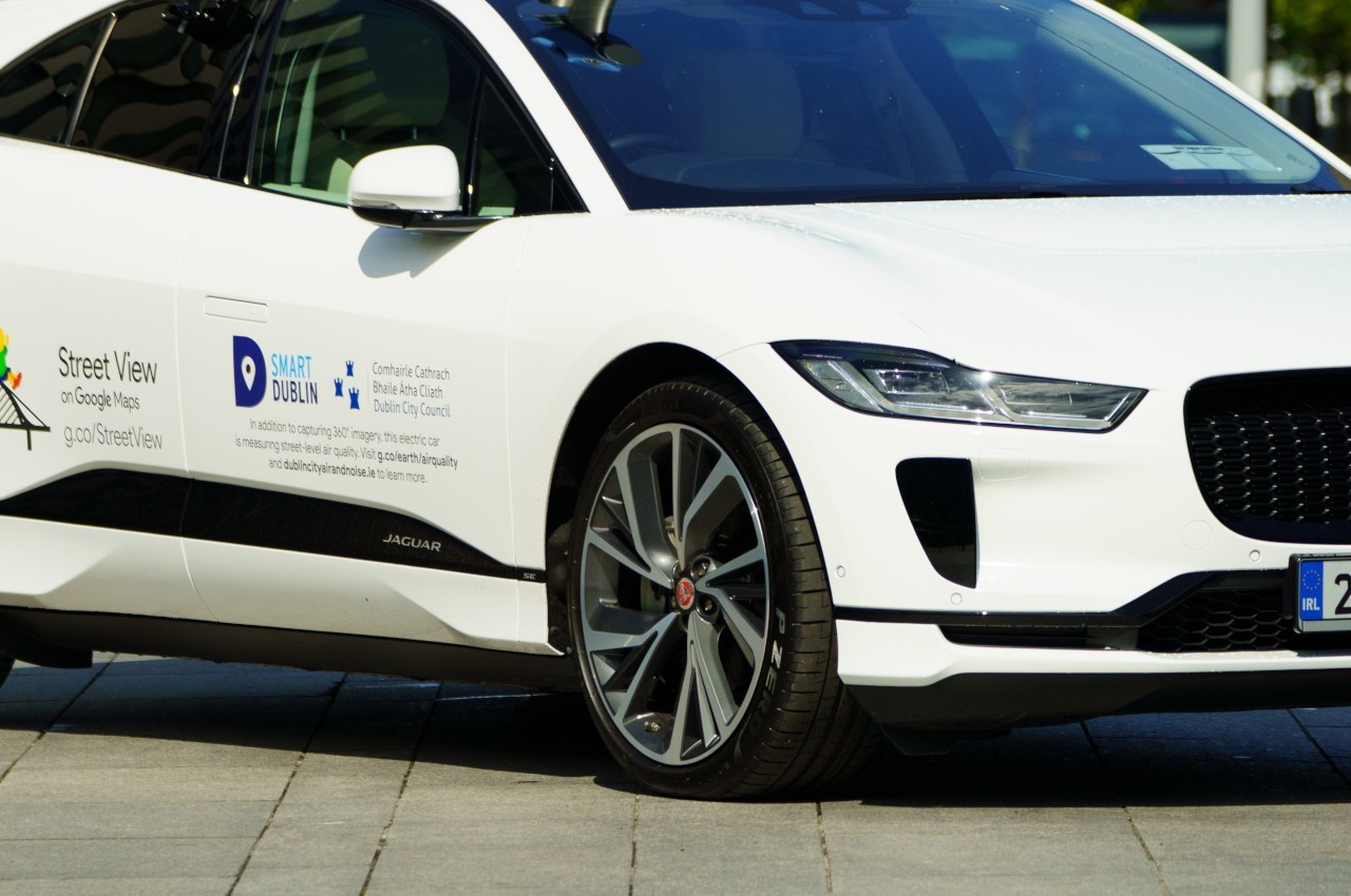 Jaguar I-Pace Google Street View 2021