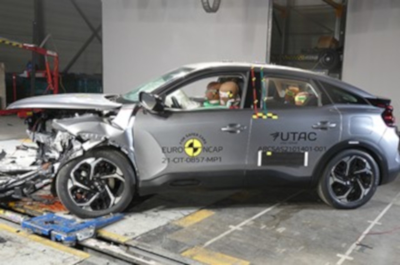 Citroen C4, crash test EuroNcap 2021