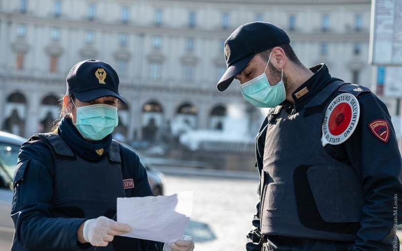 Controlli delle Forze dell'ordine per l'emergenza Covid-19