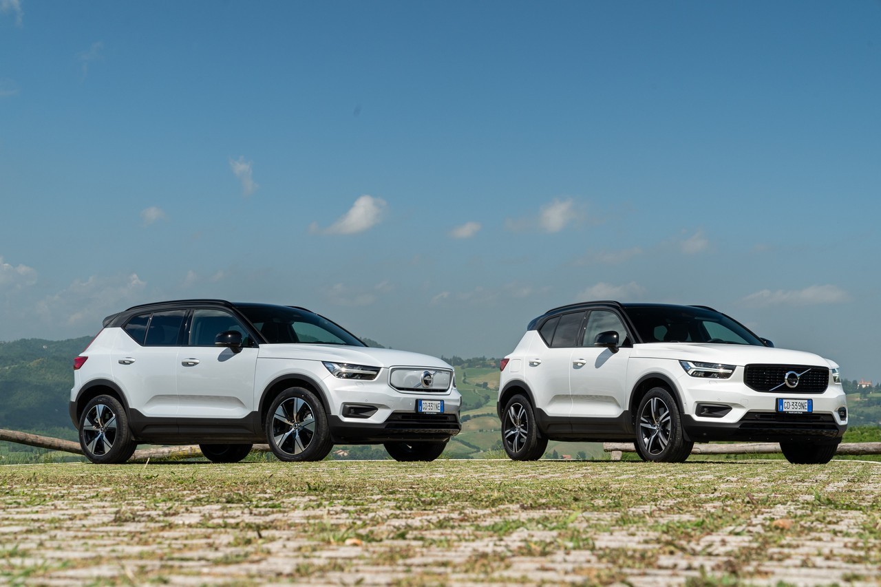 Volvo XC40 Recharge: immagini ufficiali e tecnologie di bordo