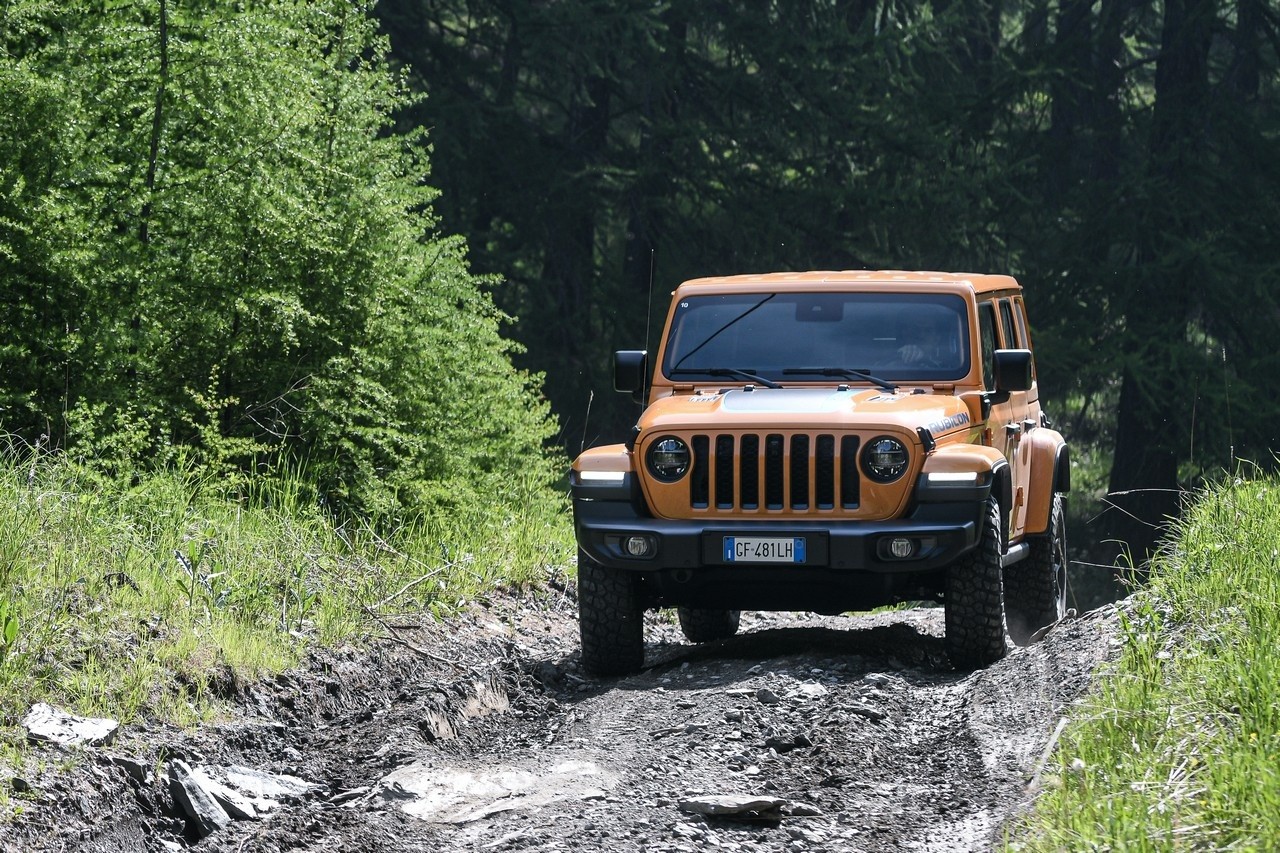 Jeep Wrangler 4xe Rubicon: primo contatto