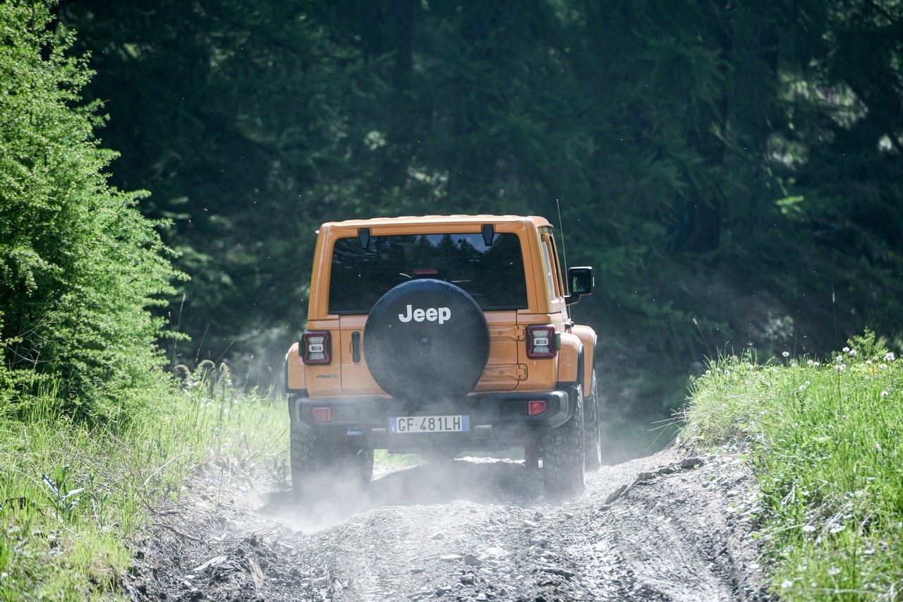 Jeep Wrangler 4xe Rubicon: primo contatto