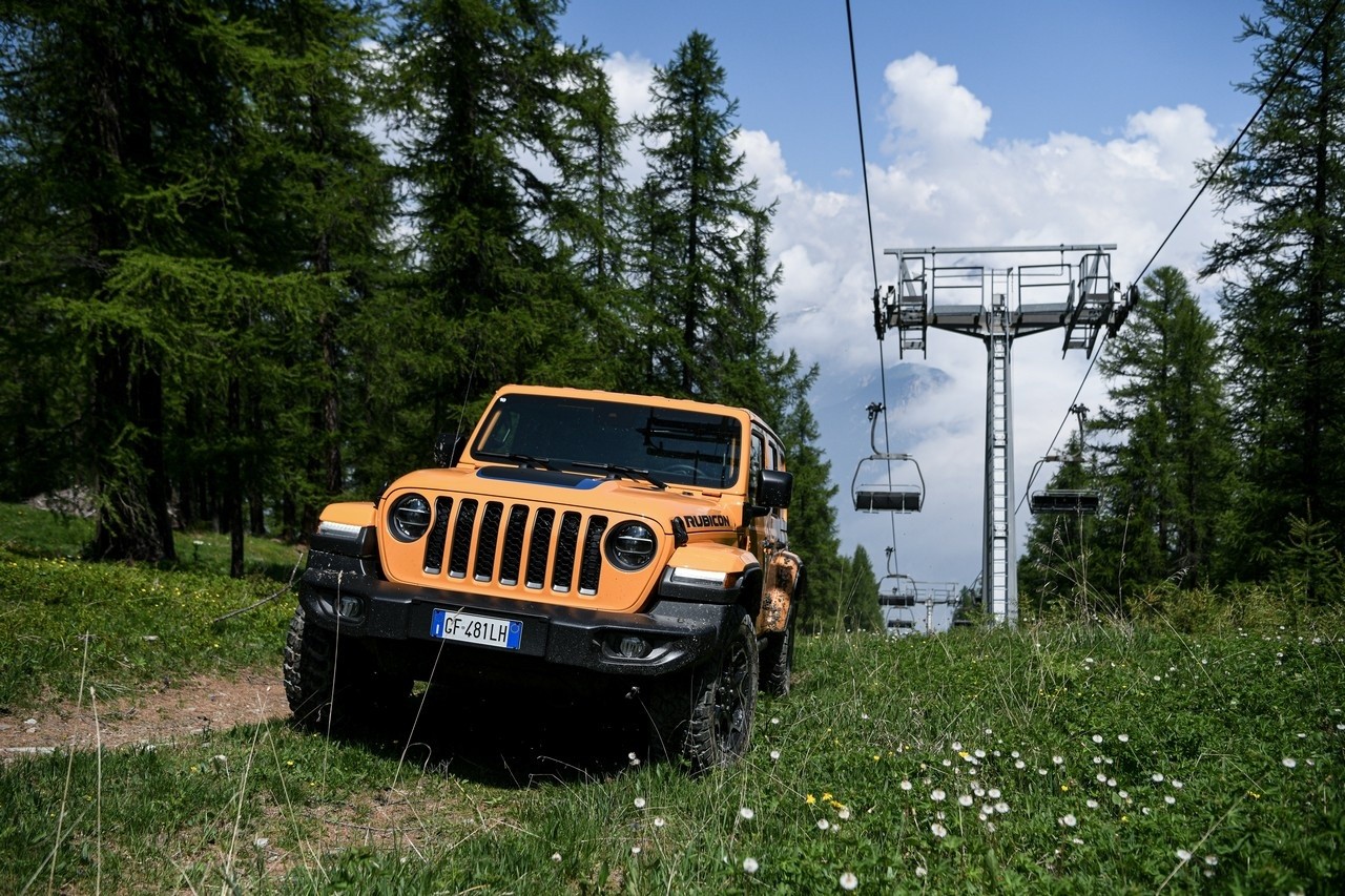 Jeep Wrangler 4xe Rubicon: primo contatto