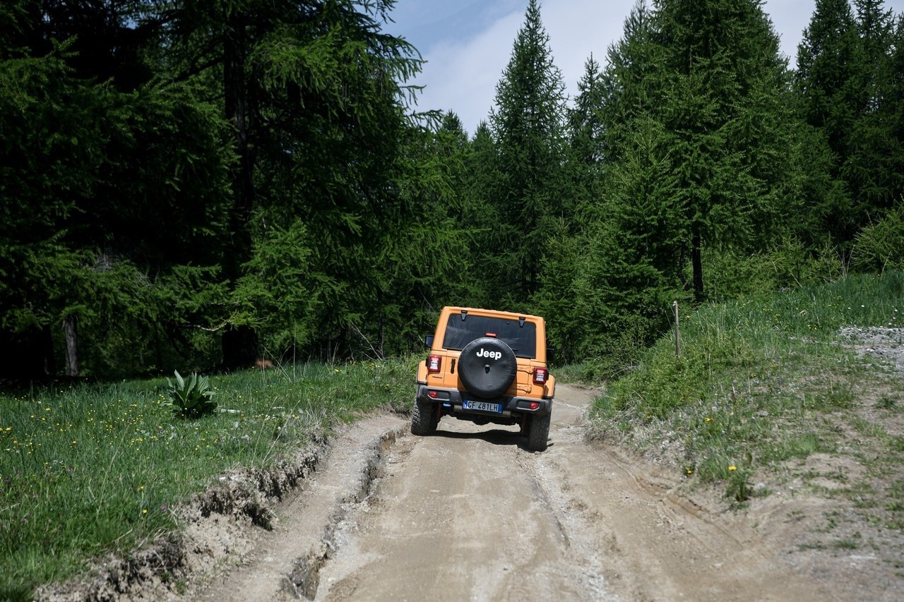 Jeep Wrangler 4xe Rubicon: primo contatto