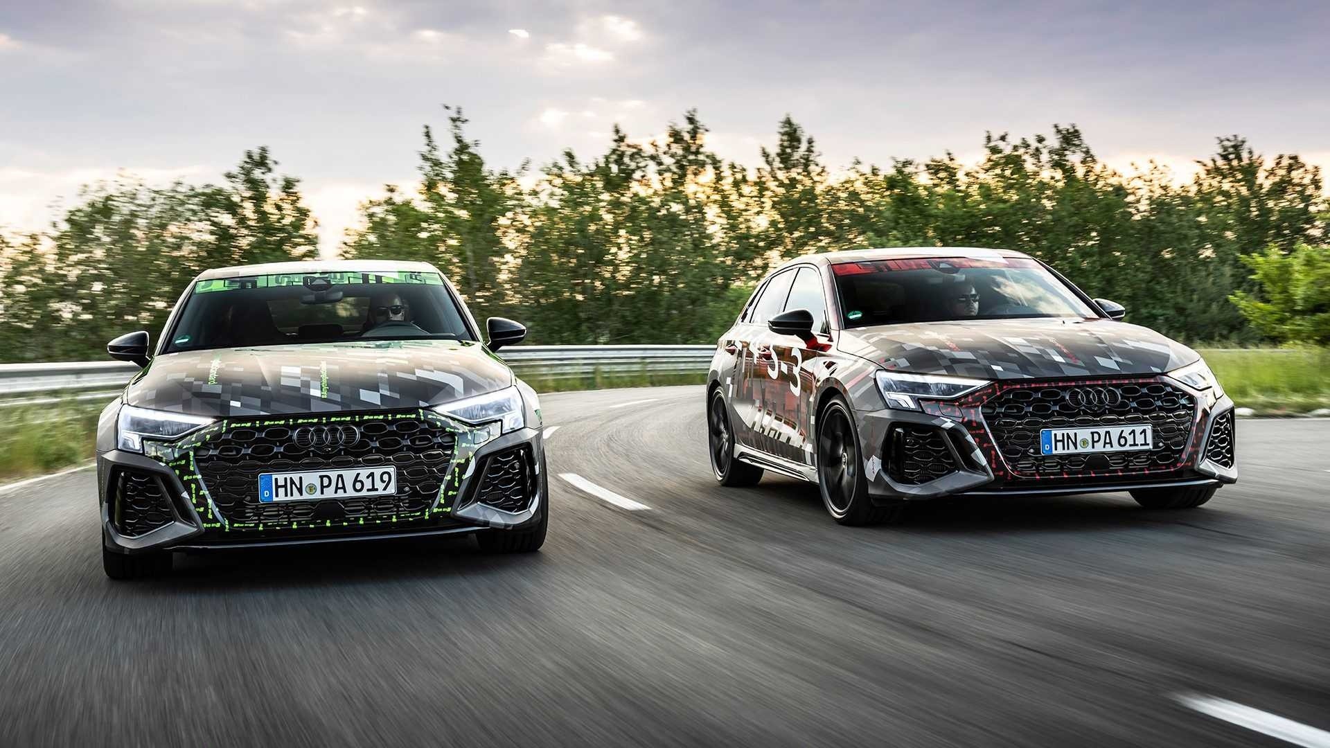 Audi RS3 2021: le immagini dell'anteprima dinamica