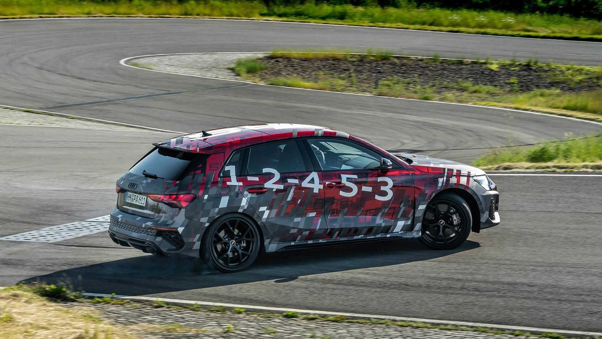 Audi RS3 2021: le immagini dell'anteprima dinamica