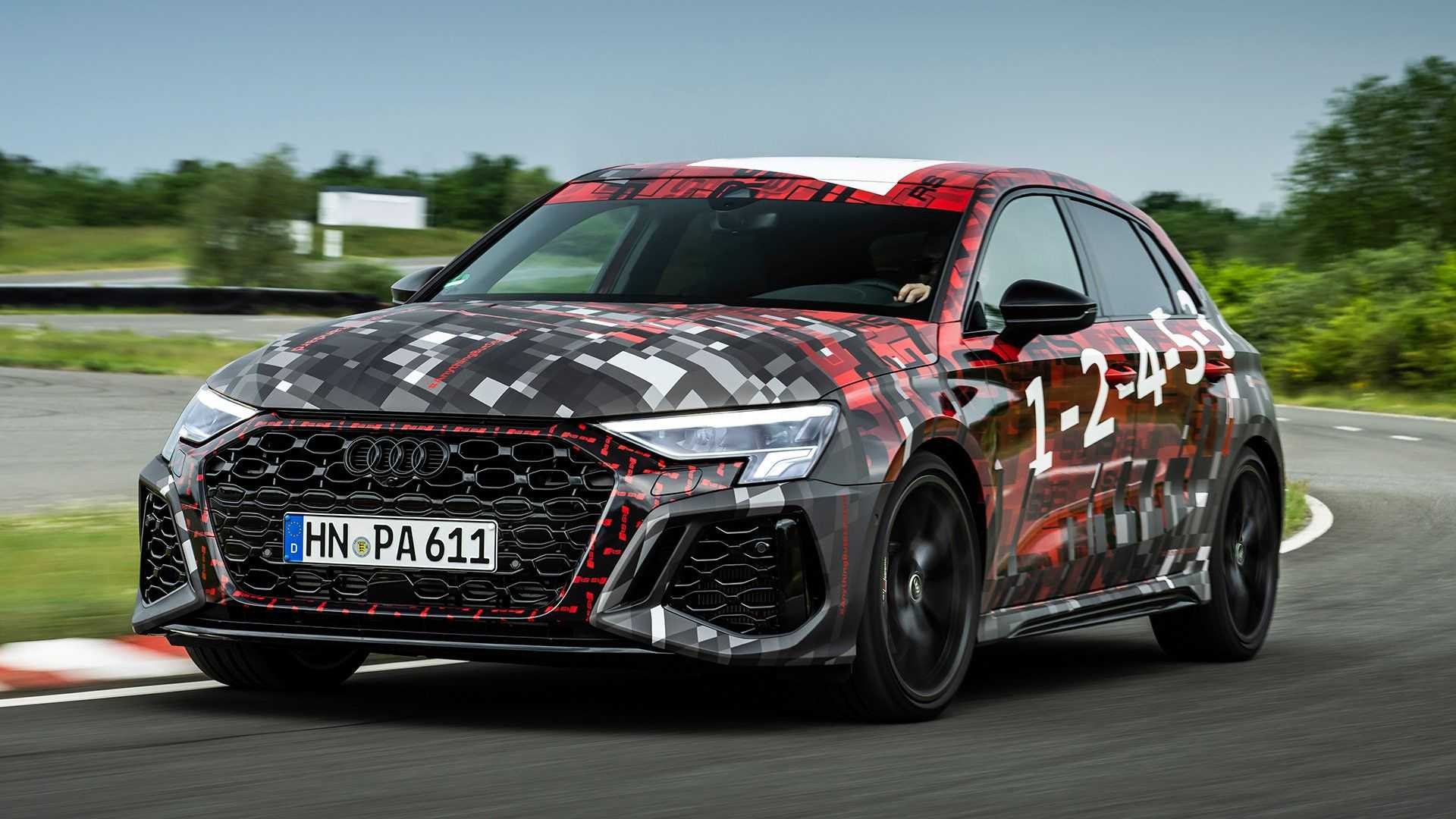 Audi RS3 2021: le immagini dell'anteprima dinamica