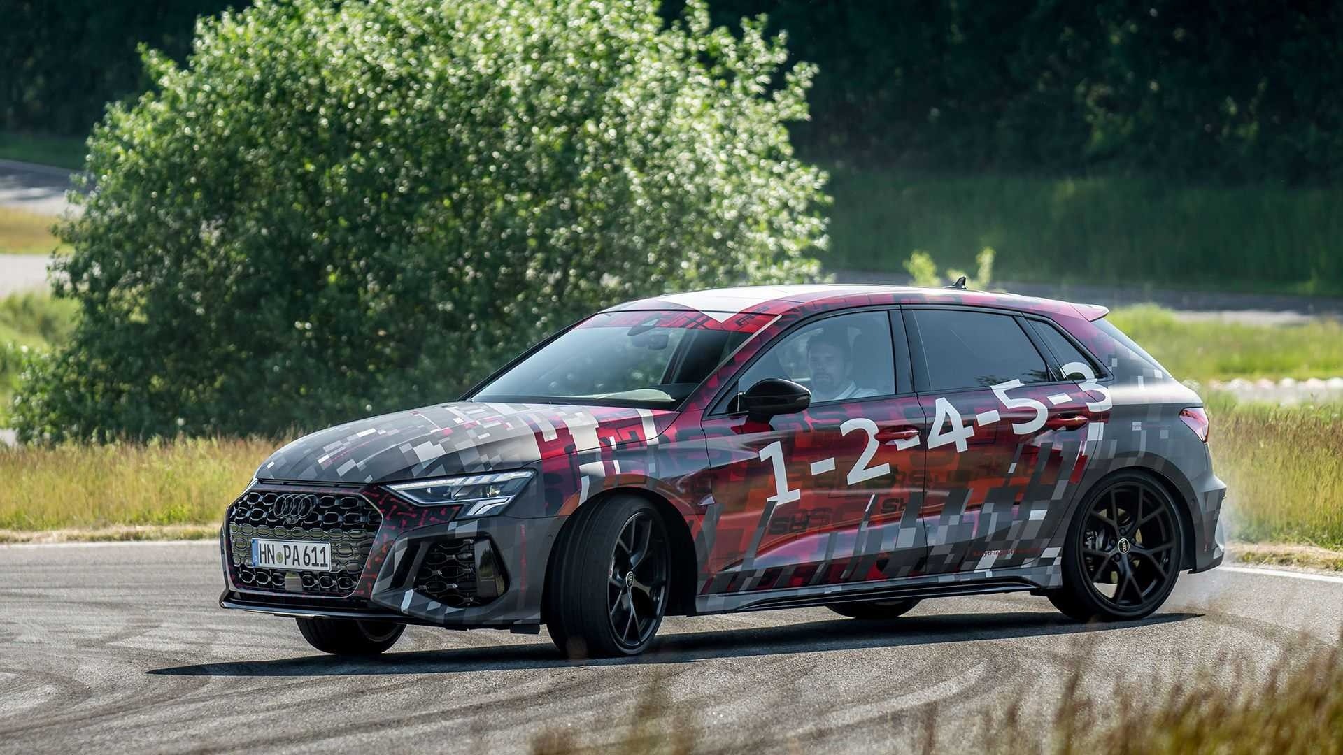 Audi RS3 2021: le immagini dell'anteprima dinamica