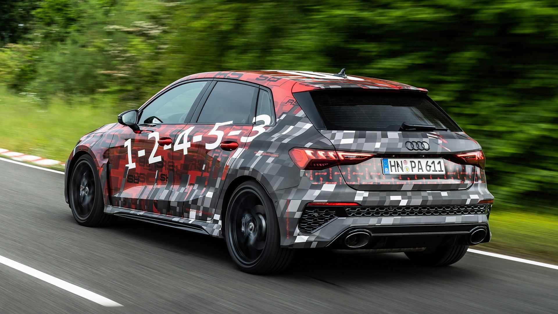 Audi RS3 2021: le immagini dell'anteprima dinamica