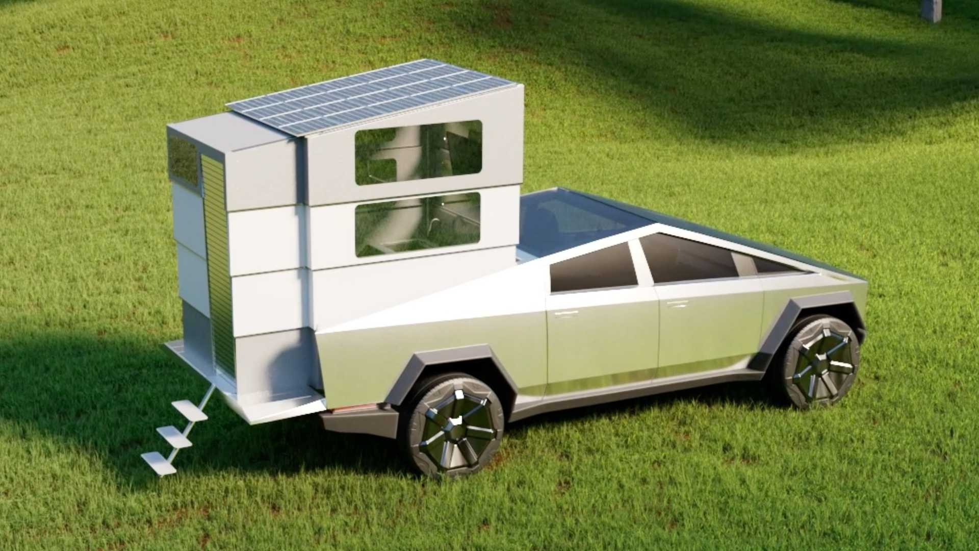 Tesla Cybertruck camper: le immagini ufficiali