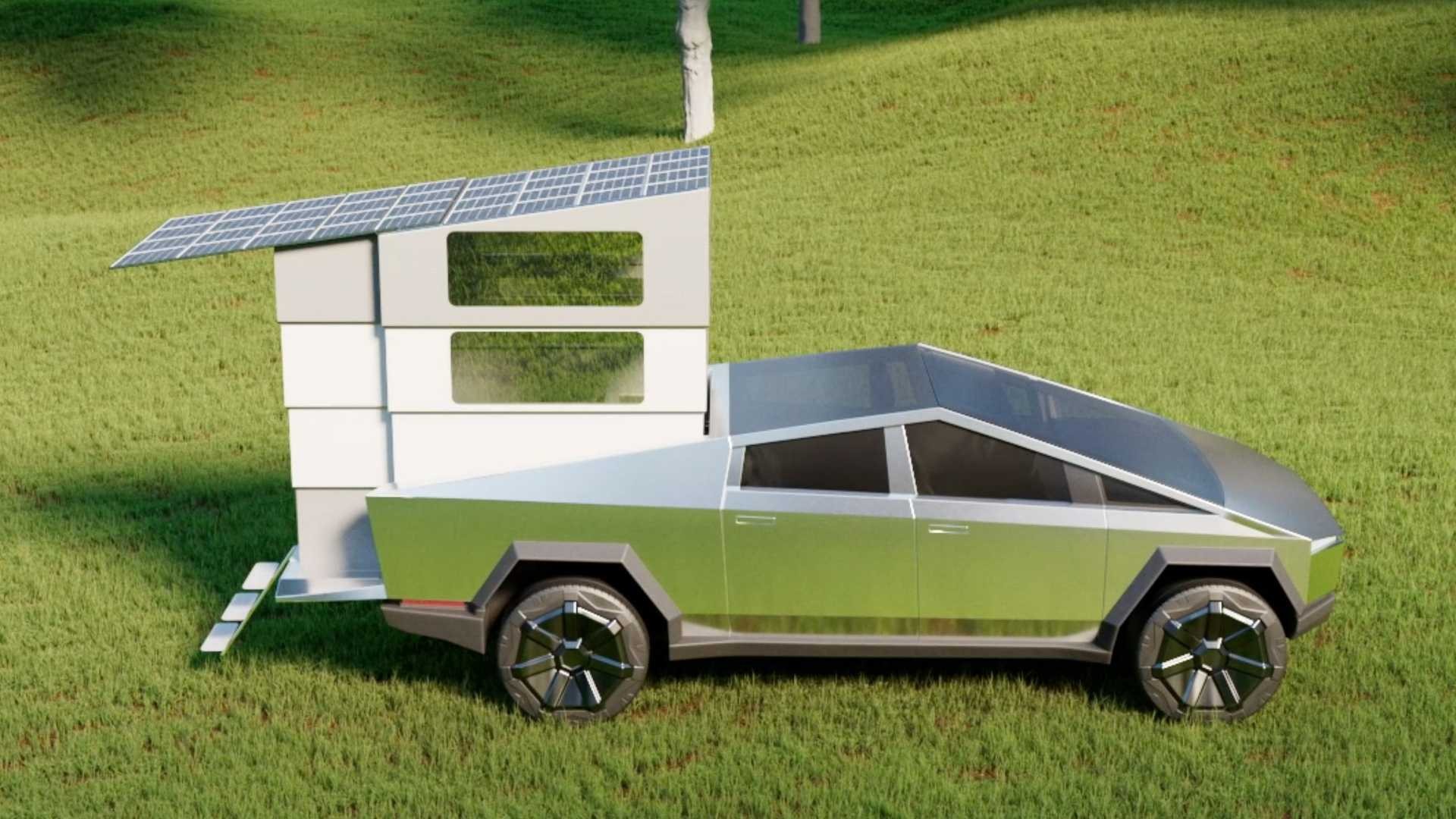 Tesla Cybertruck camper: le immagini ufficiali