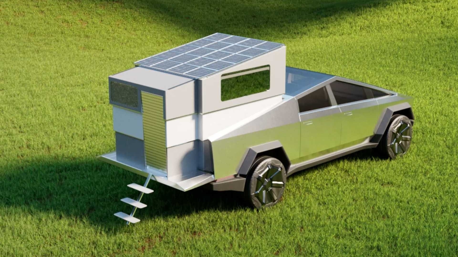 Tesla Cybertruck camper: le immagini ufficiali