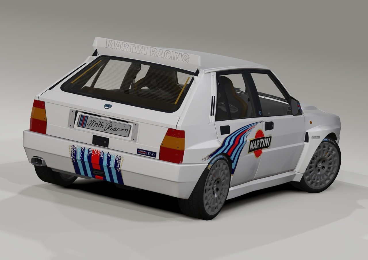 Lancia Delta Integrale: 8 Evo Martini Racing firmate da Miki Biasion