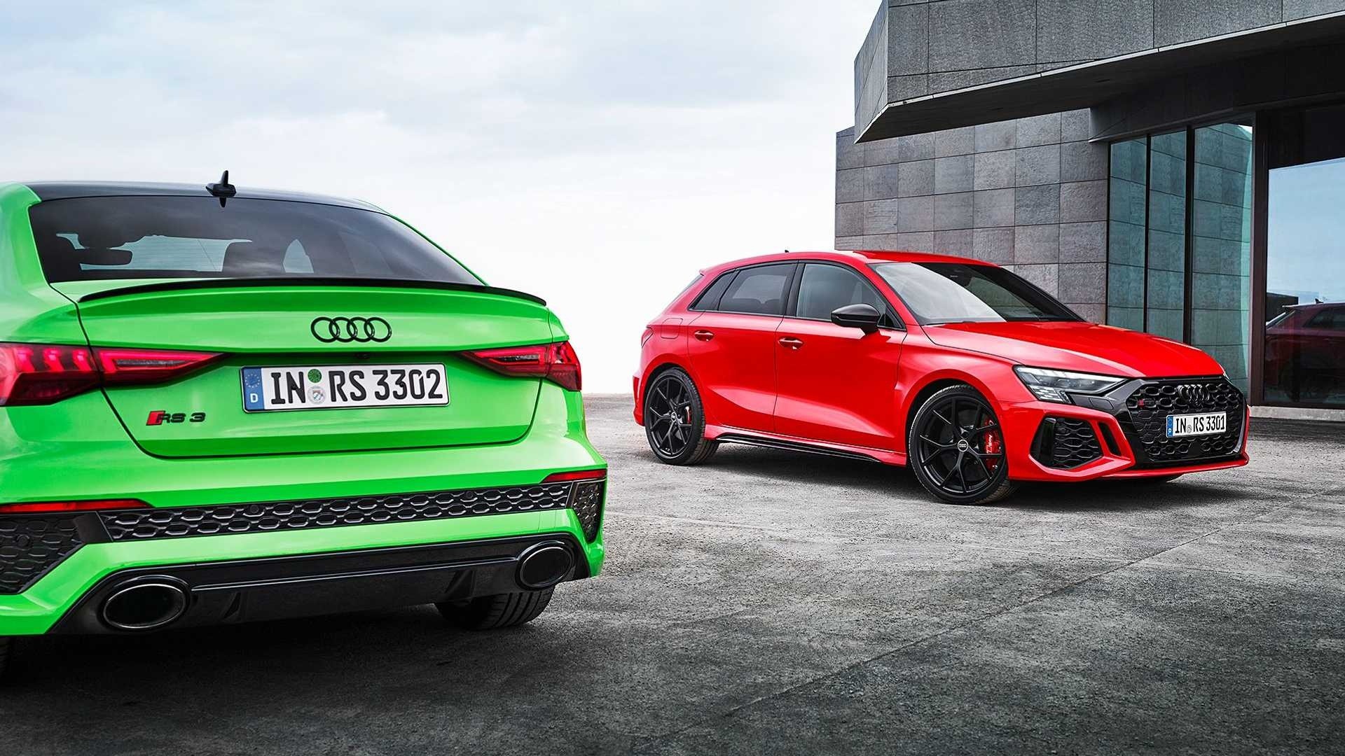 Nuova Audi RS 3 Sportback 2021: le immagini ufficiali