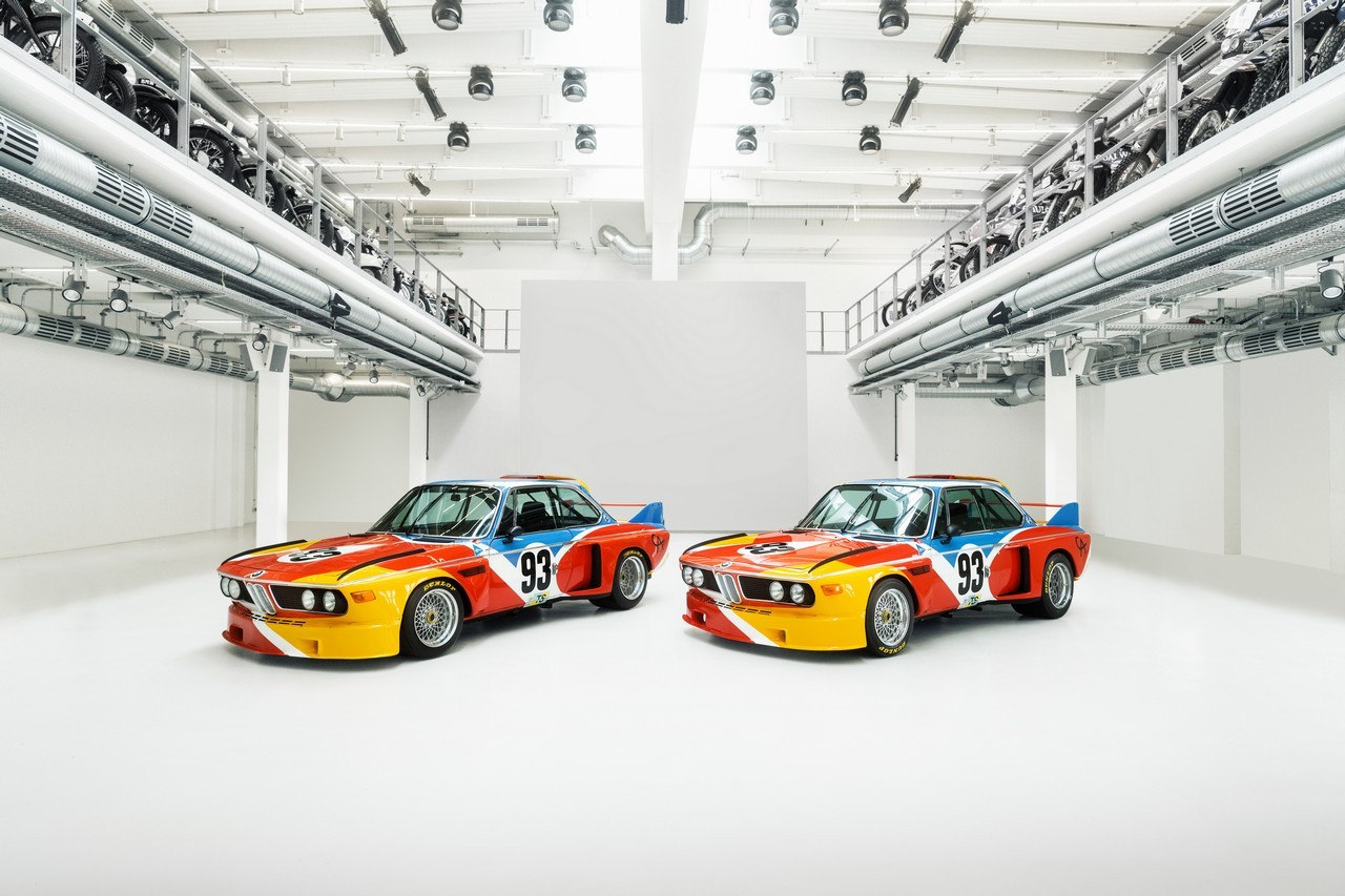 Bmw Art Car 3.0 Csl 1975 per Calder Foundation: immagini ufficiali