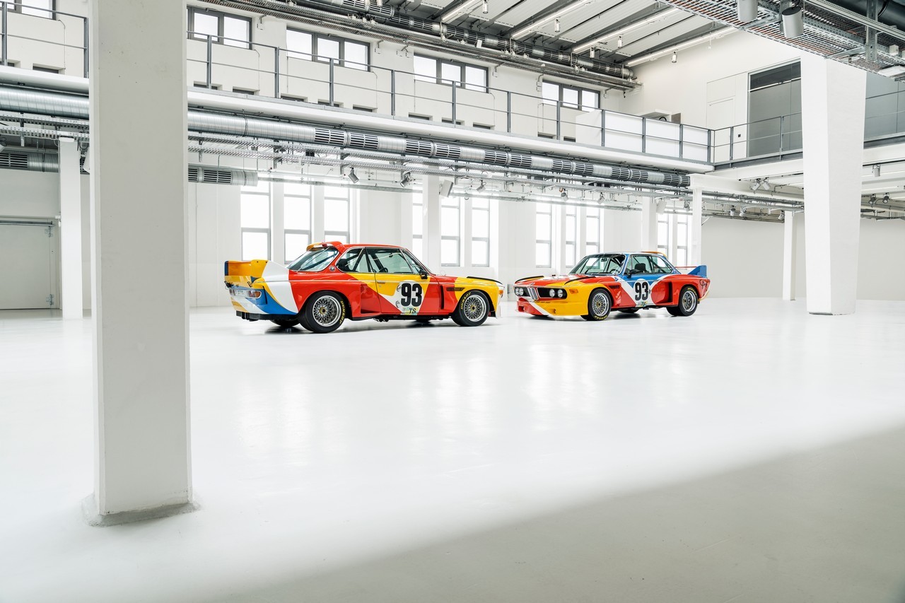 Bmw Art Car 3.0 Csl 1975 per Calder Foundation: immagini ufficiali