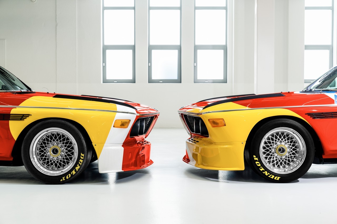 Bmw Art Car 3.0 Csl 1975 per Calder Foundation: immagini ufficiali