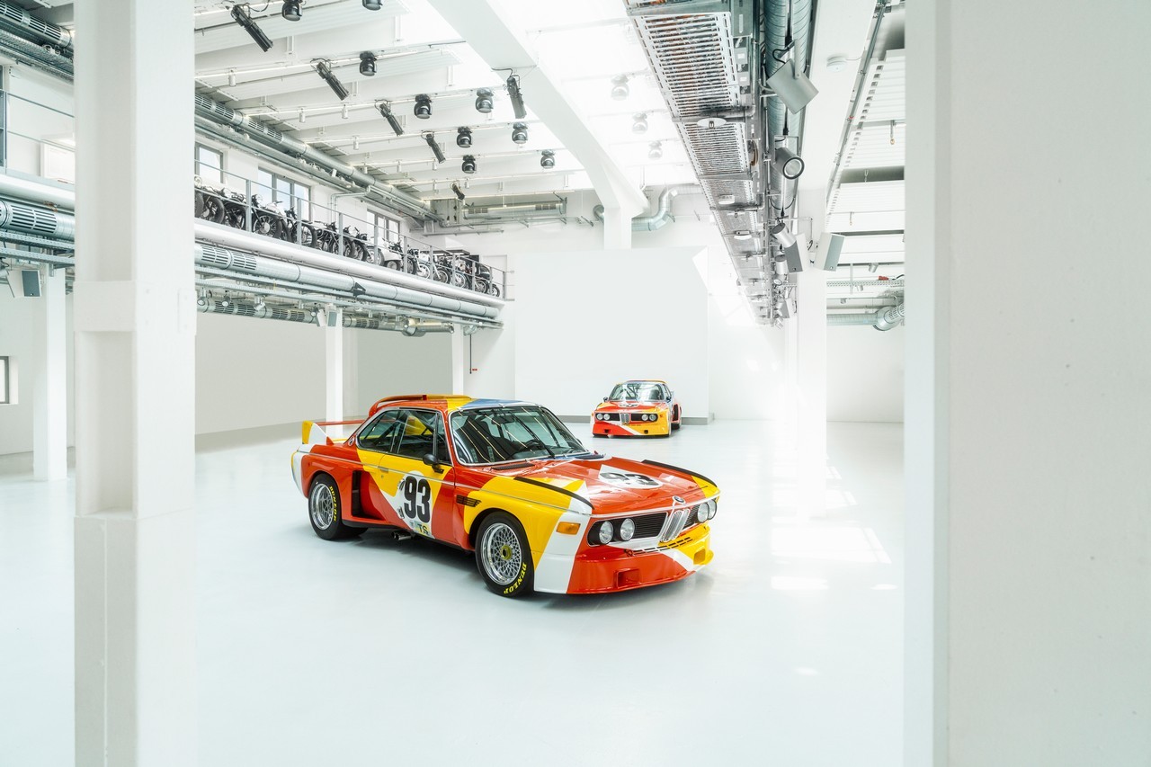 Bmw Art Car 3.0 Csl 1975 per Calder Foundation: immagini ufficiali