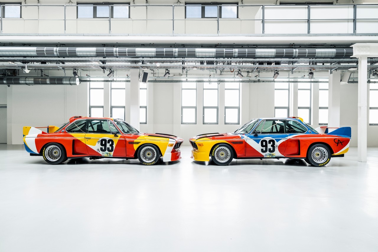 Bmw Art Car 3.0 Csl 1975 per Calder Foundation: immagini ufficiali