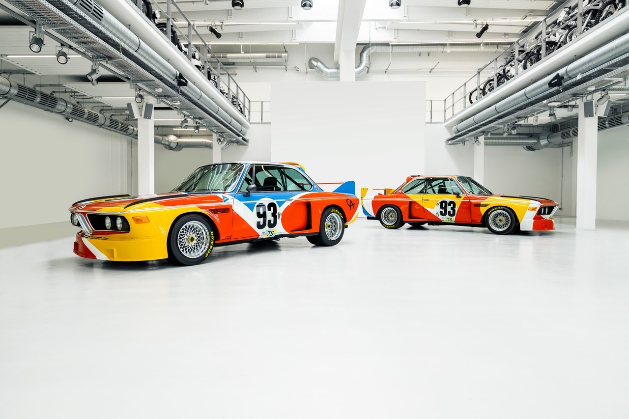 Bmw Art Car 3.0 Csl 1975 per Calder Foundation: immagini ufficiali