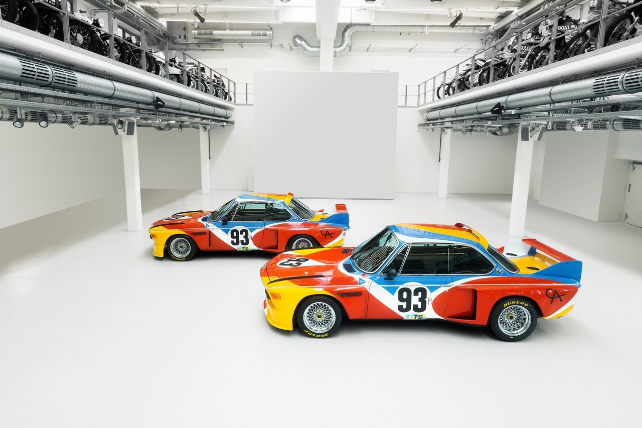 Bmw Art Car 3.0 Csl 1975 per Calder Foundation: immagini ufficiali