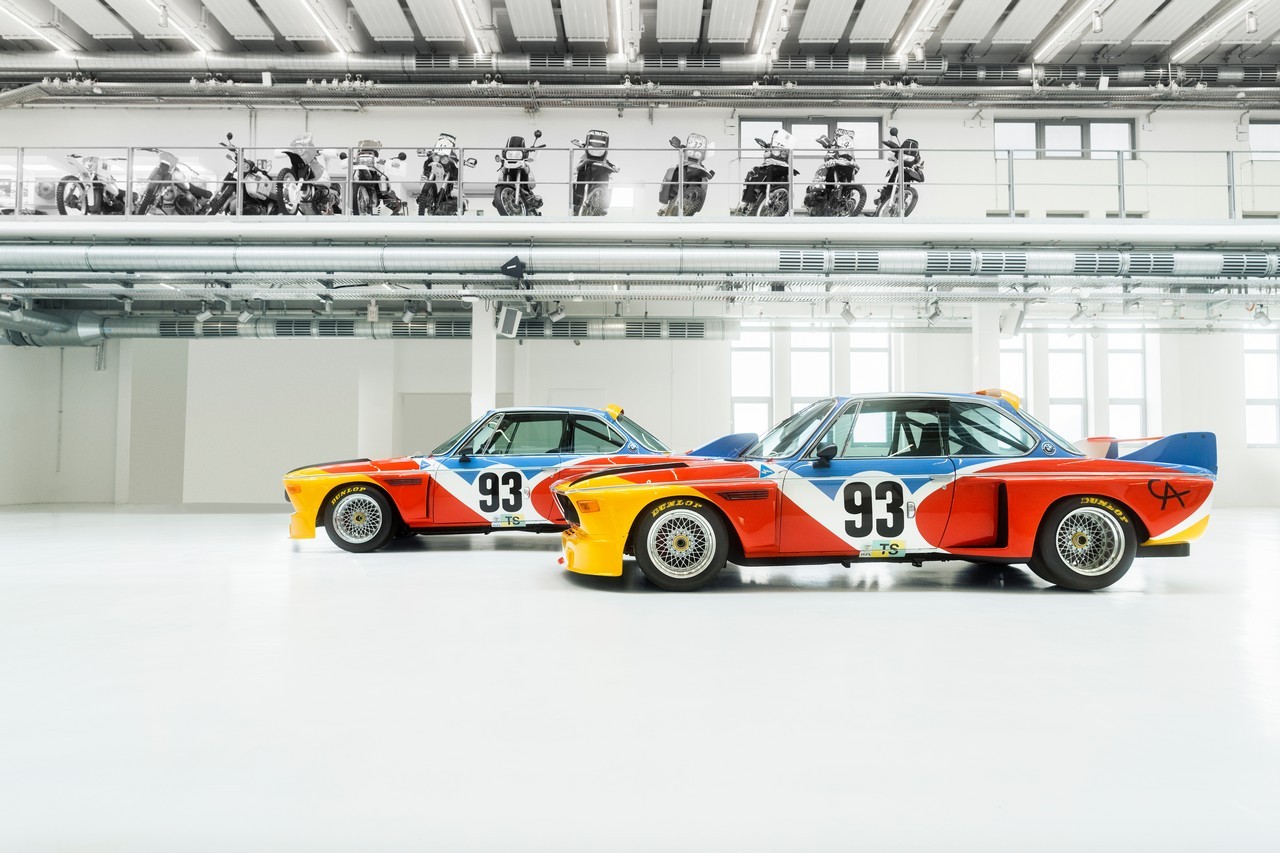 Bmw Art Car 3.0 Csl 1975 per Calder Foundation: immagini ufficiali