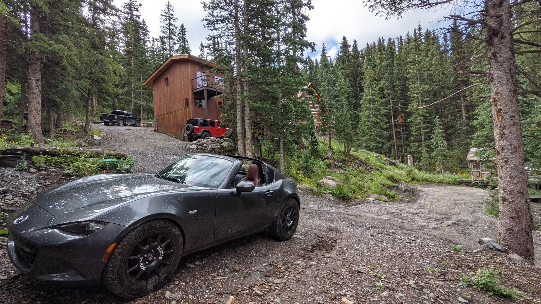 La Mazda MX-5 in versione off-road