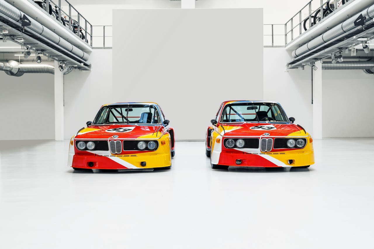 Bmw Art Car 3.0 Csl 1975 per Calder Foundation: immagini ufficiali