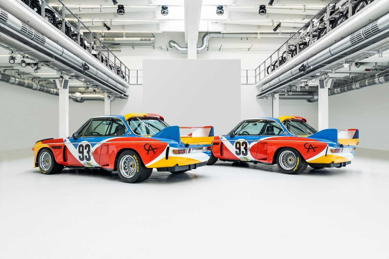 Bmw Art Car 3.0 Csl 1975 per Calder Foundation: immagini ufficiali