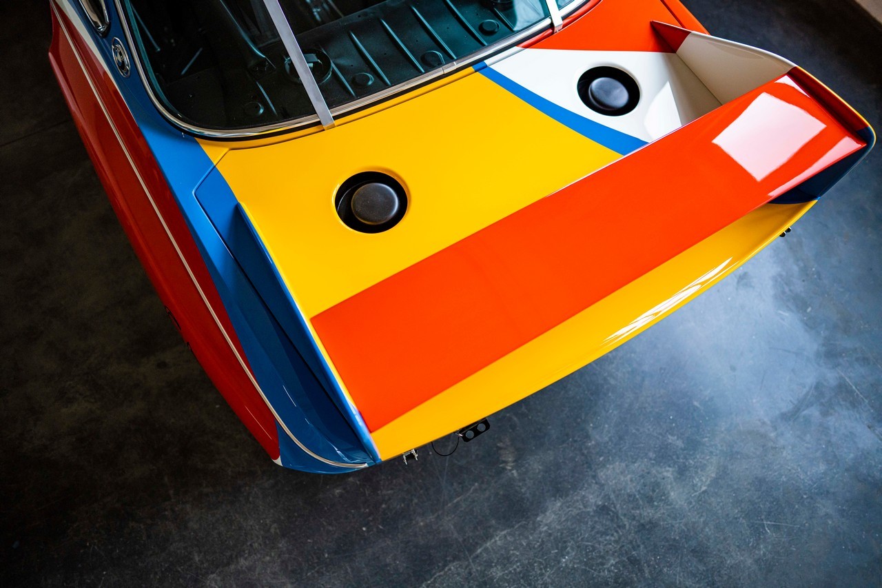 Bmw Art Car 3.0 Csl 1975 per Calder Foundation: immagini ufficiali