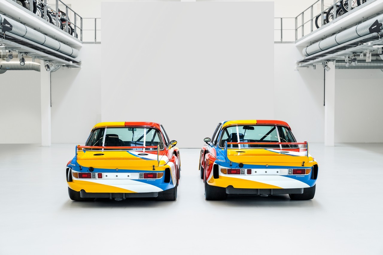 Bmw Art Car 3.0 Csl 1975 per Calder Foundation: immagini ufficiali