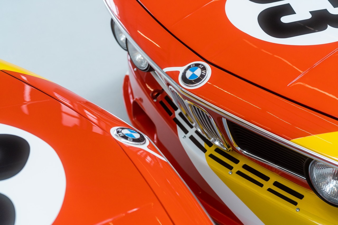 Bmw Art Car 3.0 Csl 1975 per Calder Foundation: immagini ufficiali