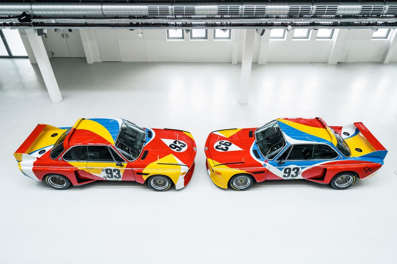 Bmw Art Car 3.0 Csl 1975 per Calder Foundation: immagini ufficiali