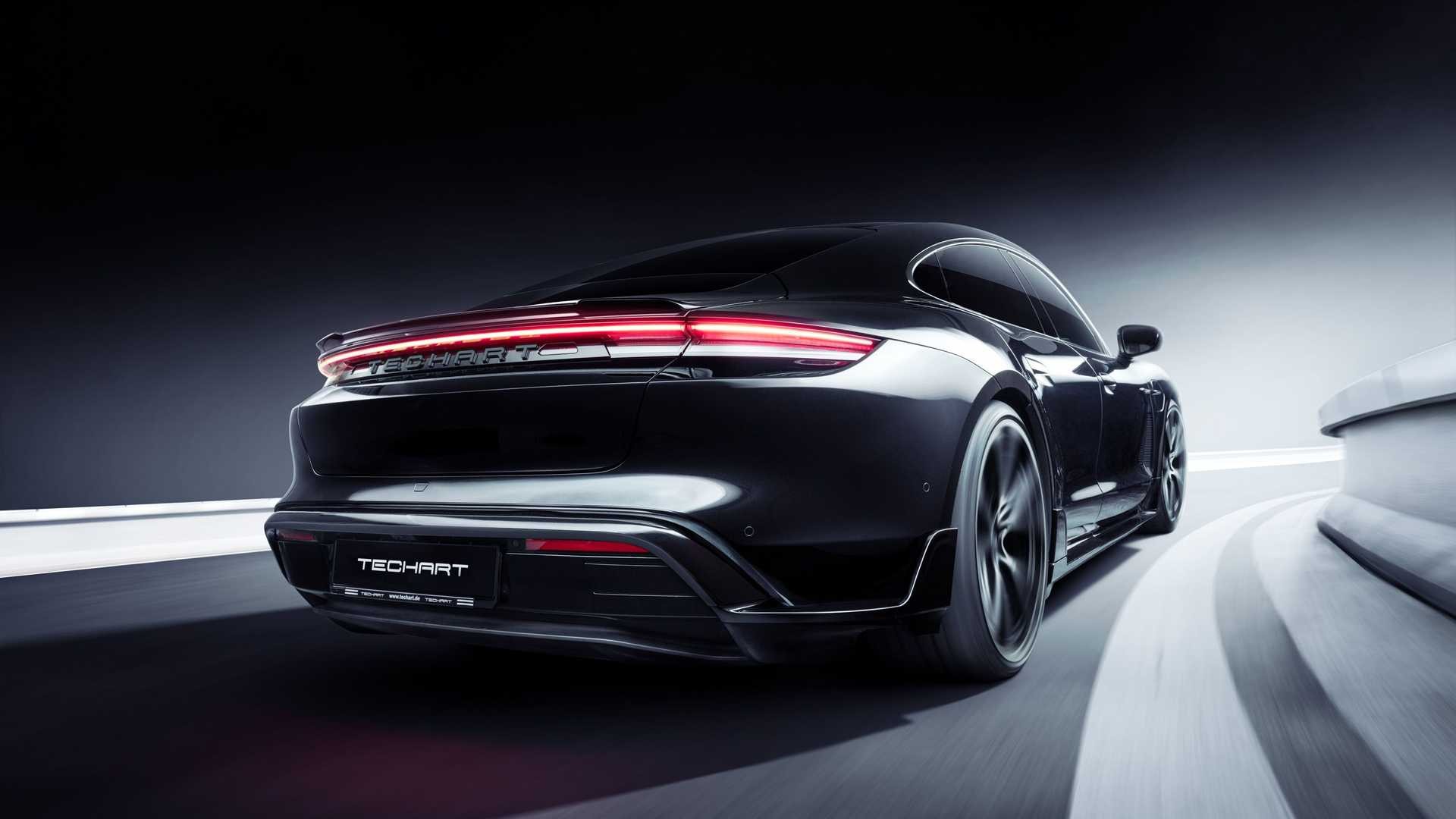 Porsche Taycan by Techart: le immagini ufficiali